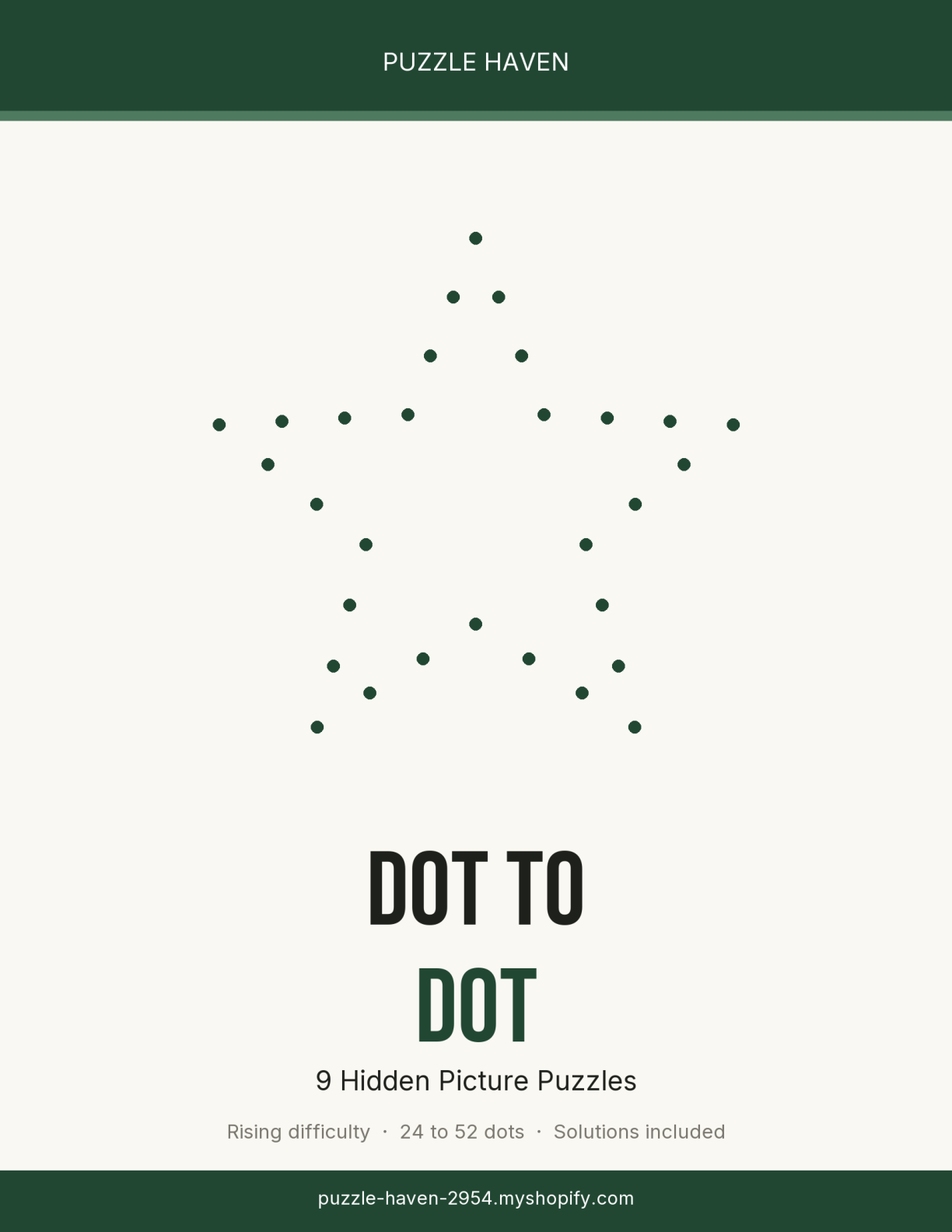 Dot to Dot Puzzle Book cover