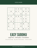 Large Print Sudoku Book for Adults cover