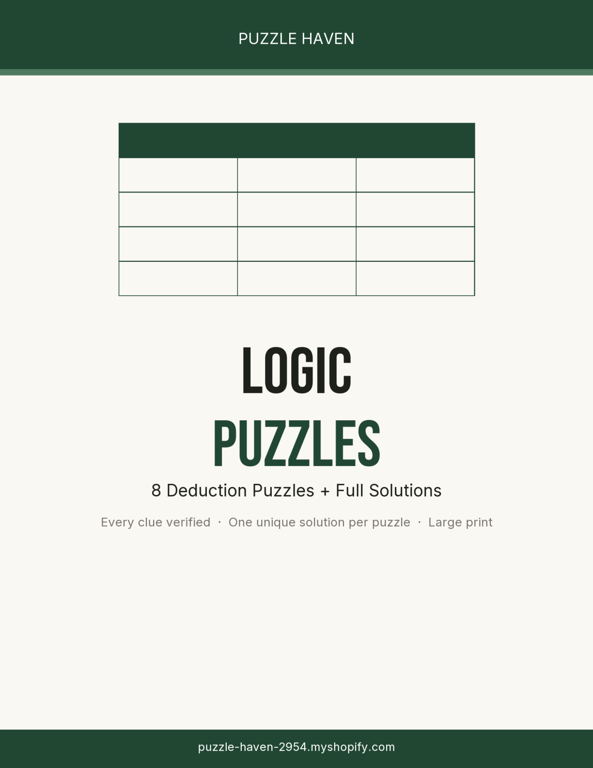 Logic Puzzle Book cover