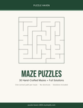 Maze Puzzle Book cover