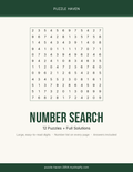 Number Search Puzzle Book cover