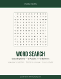 Space Explorers Word Search Book cover